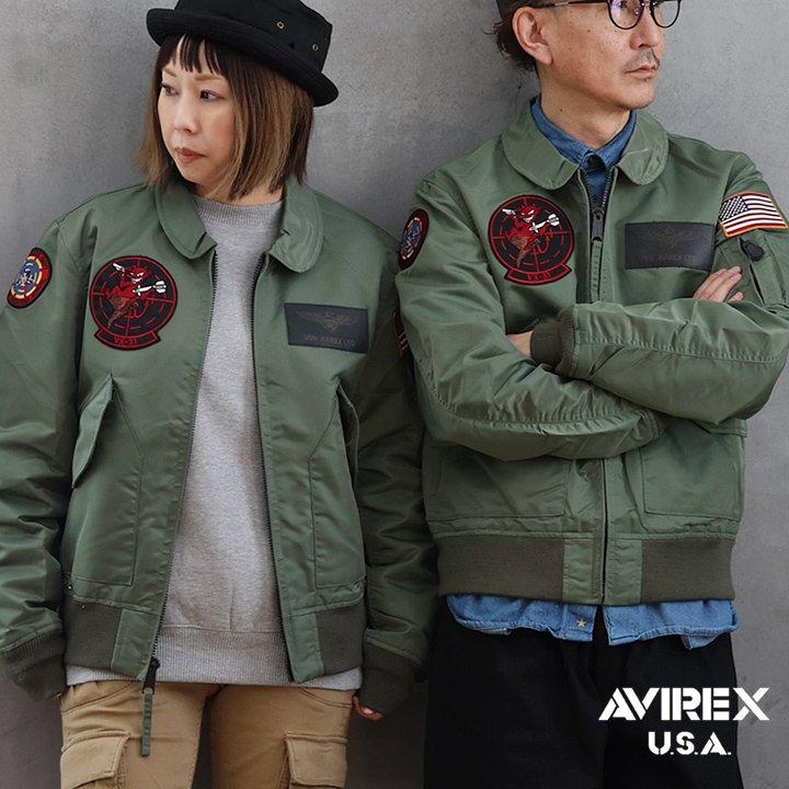 PATY AVIREX アビレックス フライトジャケット 長袖 メンズ ナイロン 