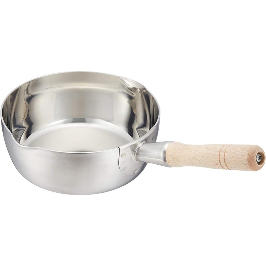 数量限定 遠藤商事 業務用 スーパーデンジ 雪平鍋 18cm 電磁調理器用ステンレス鍋 3層クラッド材 日本製 Ayk 安いそれに目立つ Feltfetish Com