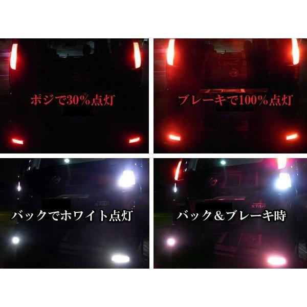 C25 セレナ　前期後期　LEDテールランプ Amazon | セレナ C25 前期 後期 LED リフレクター クリア スモール