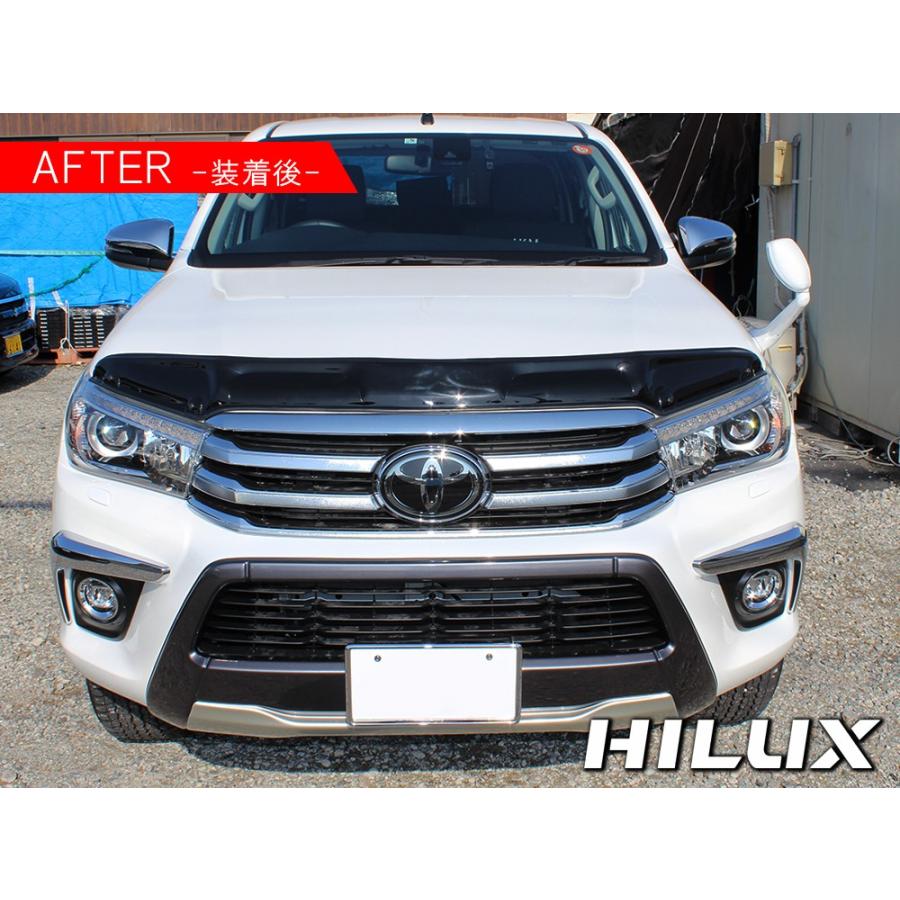 ハイラックス Gun125 前期 カスタム パーツ バグガード ボンネット プロテクター バイザー スモーク フロントガラス カバー zt055 Nexus Japan ネクサスジャパン 通販 Yahoo ショッピング