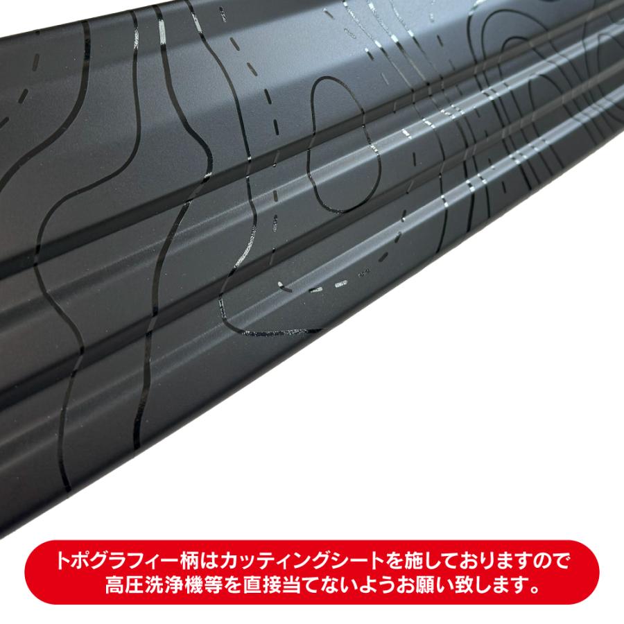 ランドクルーザー ランクル 250 バックドアガーニッシュ トポ