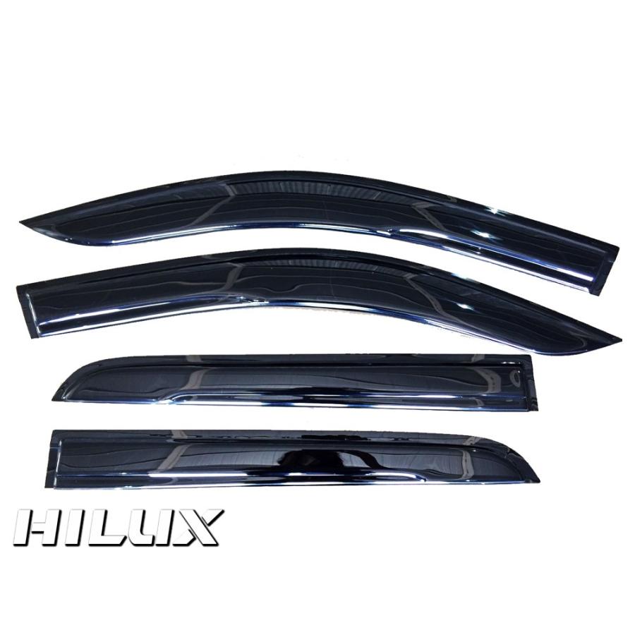 新型 ハイラックス Gun125 カスタム パーツ ドアバイザー サイドバイザー スモークグレー ワイド 4p カバー 社外品 後付け Bzt055 Nexus Japan ネクサスジャパン 通販 Yahoo ショッピング