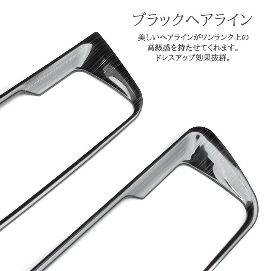 新型ハリアー 80系 アクセサリー パーツ メッキ インナー ドア