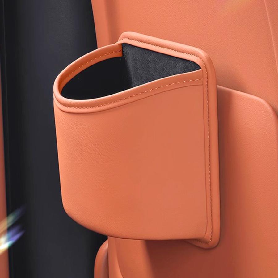 車用 ゴミ箱 ごみ箱 収納 ボックス ポケット 掛け型 レザー おしゃれ