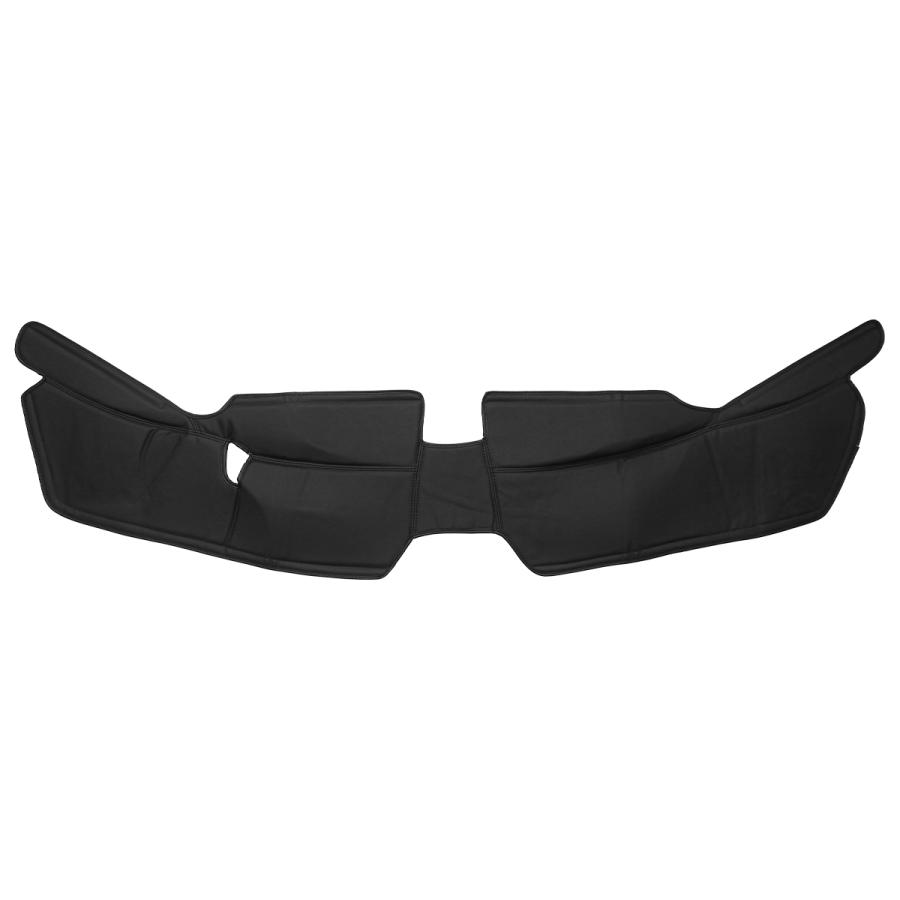 エブリィバン DA17V フロントデッキカバー PVCレザー ブラック シート