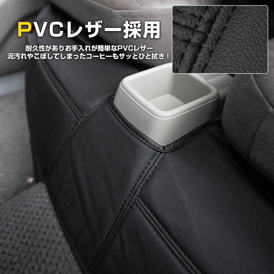 エブリィバン DA17V フロントデッキカバー PVCレザー ブラック シート