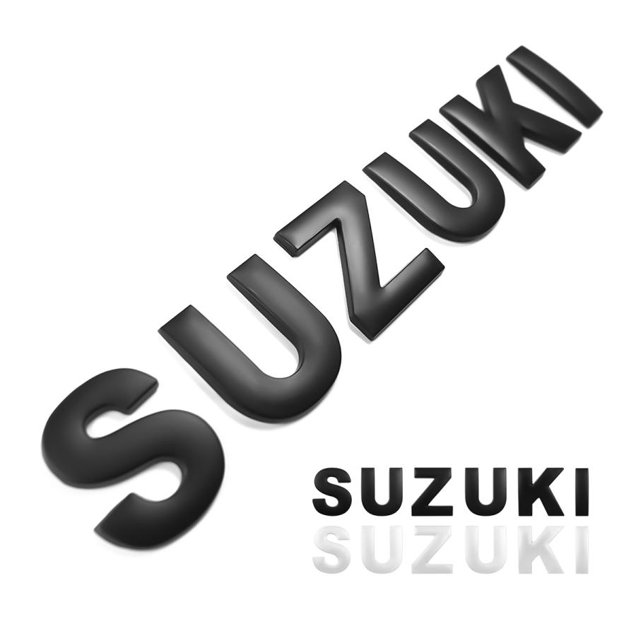 SUZUKI スズキ 3D エンブレム ロゴ アルファベット ガーニッシュ