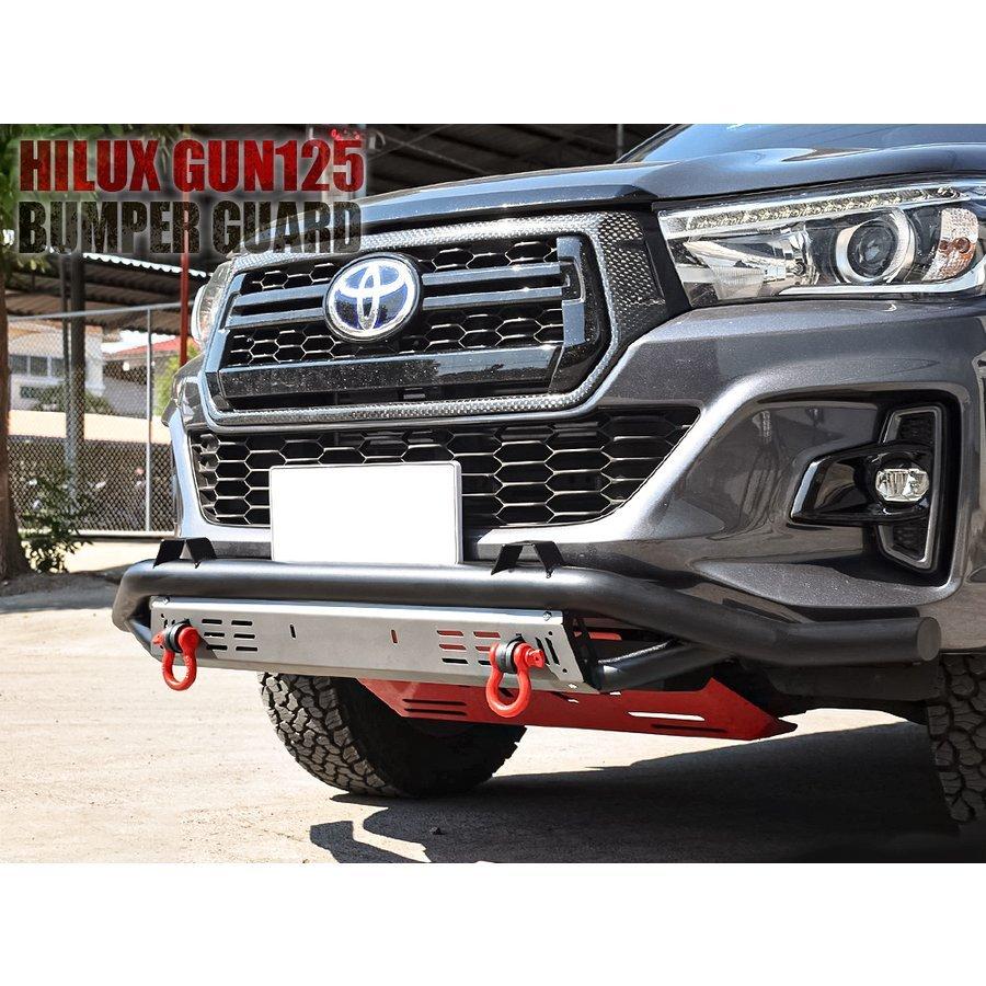 新型 ハイラックス GUN125 フロントバンパーガード プロテクター