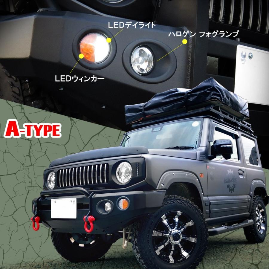 新型 ジムニー JB64W フロントバンパー スチール製 Aタイプ 塗装 新型 ジムニー JB64W フロントバンパー スチール製 Aタイプ 塗装
