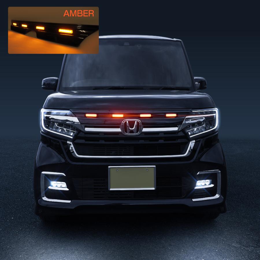 N-BOX NBOX カスタム JF3 JF4 後期 フロントグリルガーニッシュ N-BOX NBOX カスタム JF3 JF4 後期 フロントグリルガーニッシュ