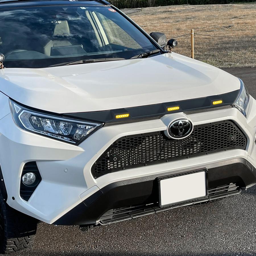 トヨタ RAV4 モデリスタ ノーズプロテクター取り付け デイライト