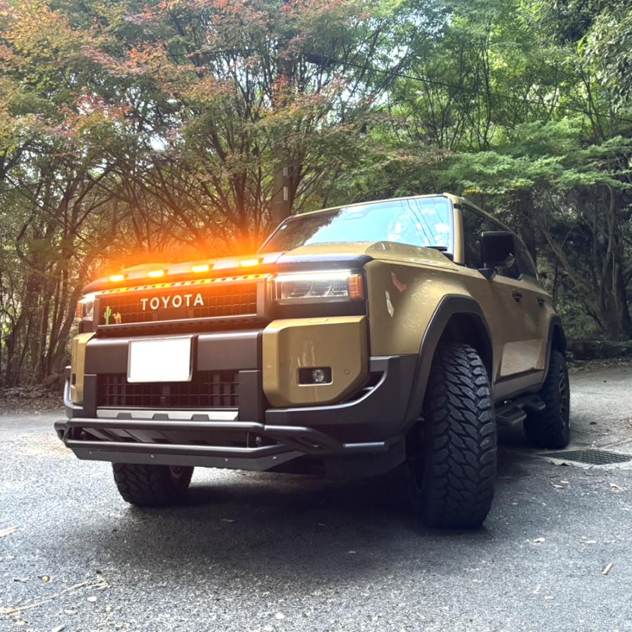 ランドクルーザー ランクル 250 ノーズプロテクター ノーズカバー LED