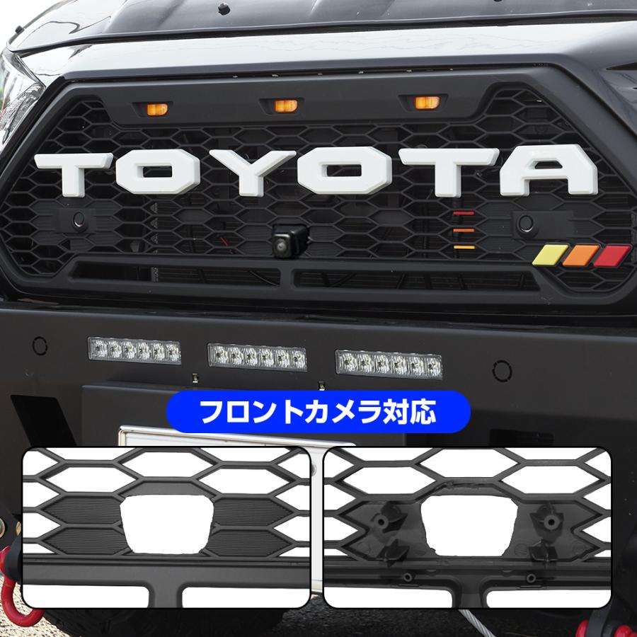 RAV4 アドベンチャー 50系 フロントグリル ラプターグリル TOYOTA ロゴ LED グリルマーカー カスタム パーツ アクセサリー 外装 (予約)｜mr-store｜15