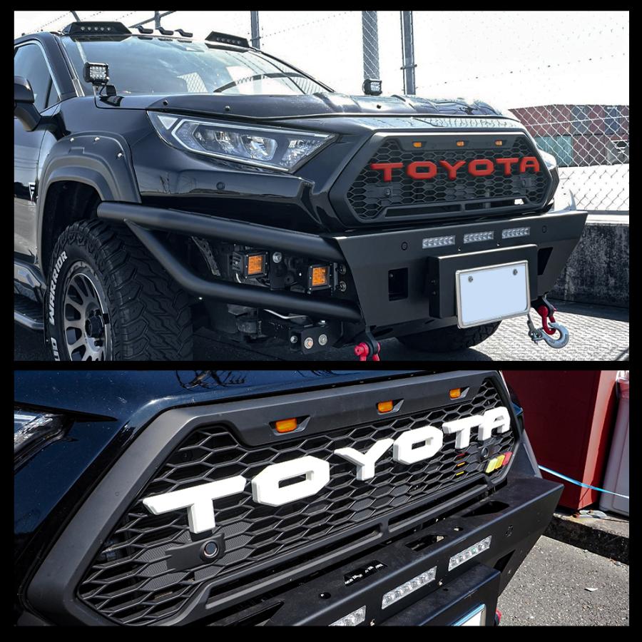 新品 フルセット RAV4 アドベンチャー 50系 タコマ風グリル 新品 フルセット RAV4 アドベンチャー 50系 タコマ風グリル