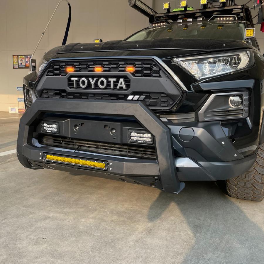 RAV4 50系 PHV ブルバー フロント バンパーガード プロテクター RAV4 50系 PHV ブルバー フロント バンパーガード プロテクター