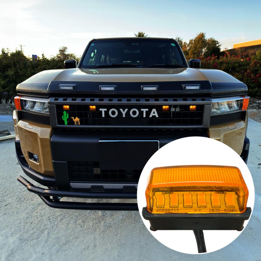 ランクル250 ランドクルーザー250 パーツ LED グリルマーカー ランプ 4