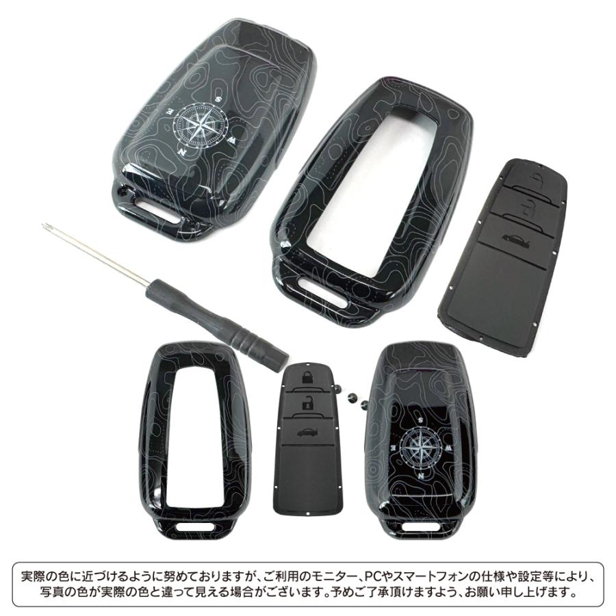 TOYOTA スマートキー　13本 セット トヨタ スマートキーケース スマートキーカバー 3D ハード トポ