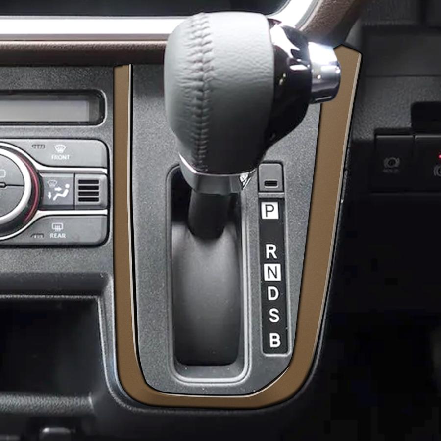 新型 ムーヴ LA850S LA860S シフトパネル ガーニッシュ ブロンズ