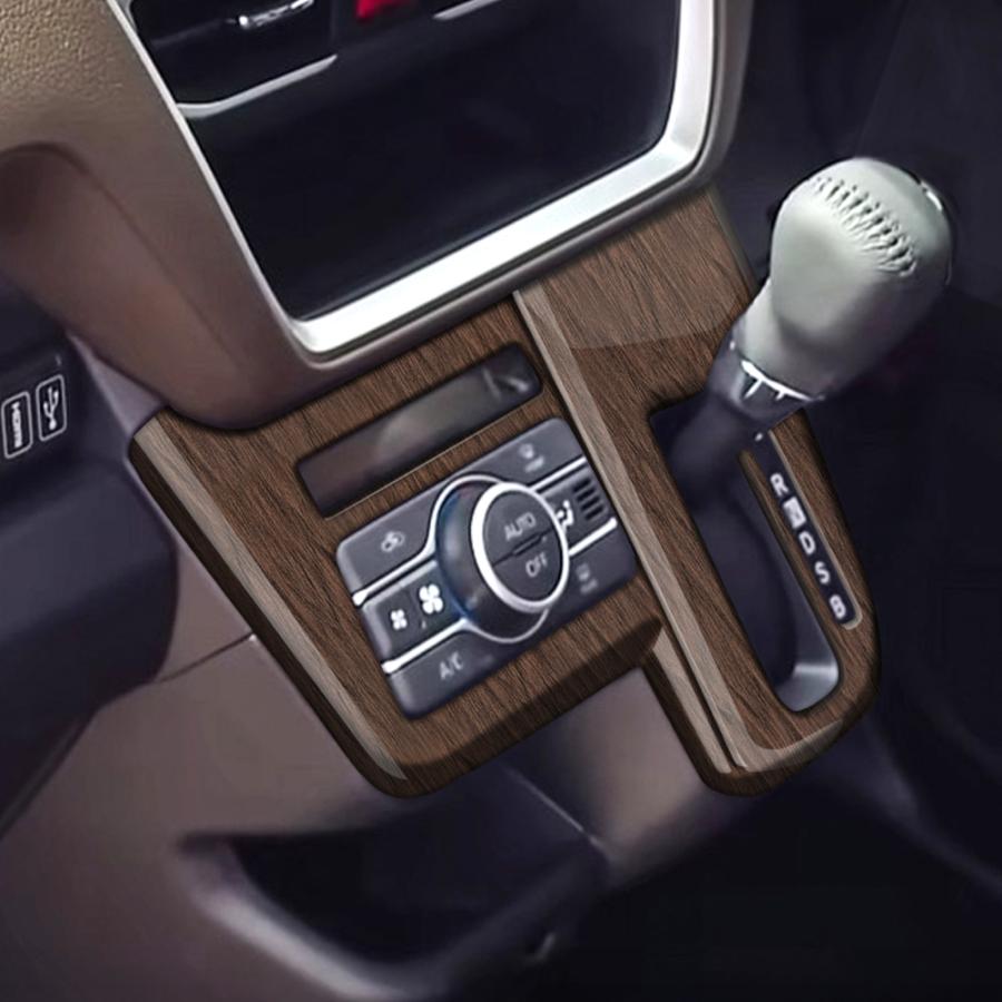 新型 ムーヴ LA850S LA860S エアコン&シフトベース パネル 木目調 鶉杢