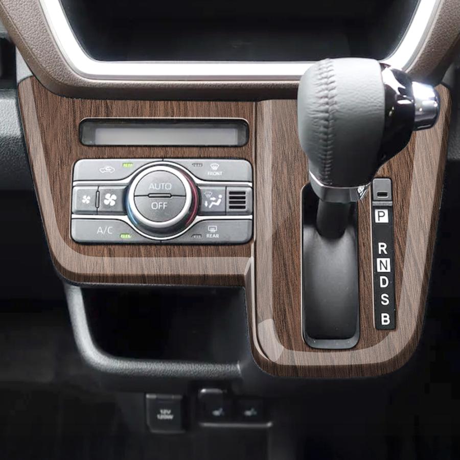 新型 ムーヴ LA850S LA860S エアコン&シフトベース パネル 木目調 鶉杢