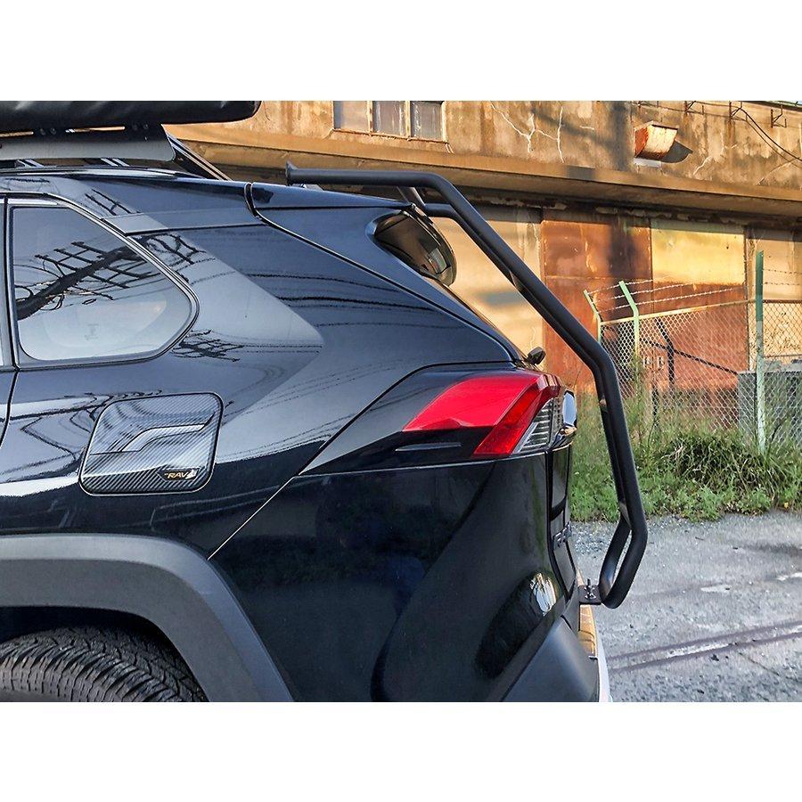 新型 RAV4 カスタム 50系 PHV リアラダー スチール製 バックドア
