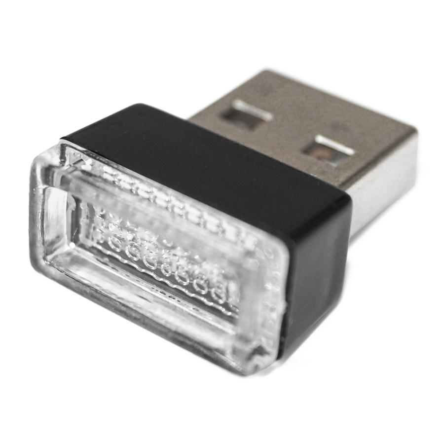 車用 USB LED イルミネーション ライト ルームランプ 照明
