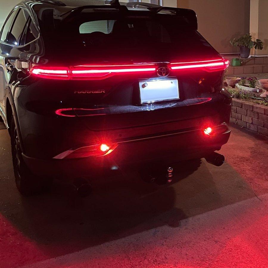 新型 ハリアー 80系 LED バックランプ ホワイト×レッド 2色発光 バルブ