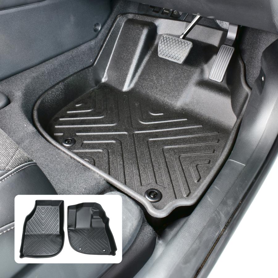 ホンダ WR-V WRV 3D フロアマット フロント用 防水 ラバー 立体 運転席 