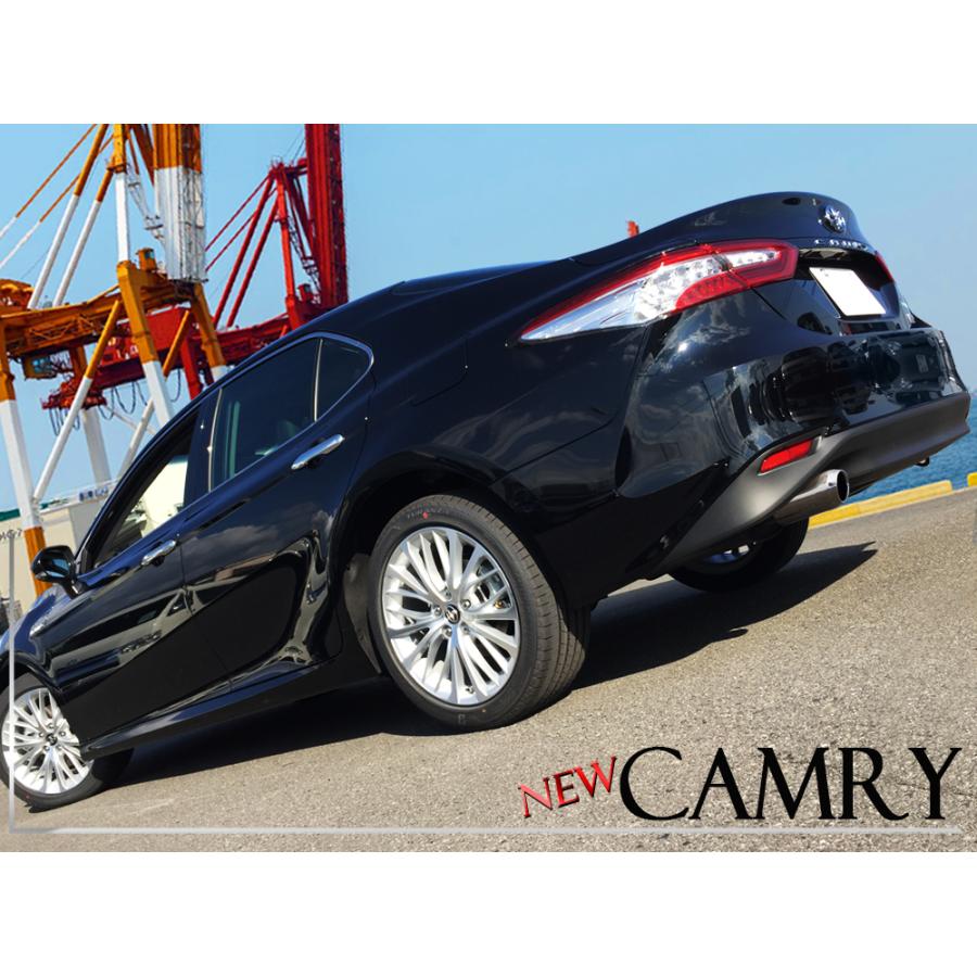 トヨタ 新型 カムリ 70系 マフラーカッター シングル ストレート