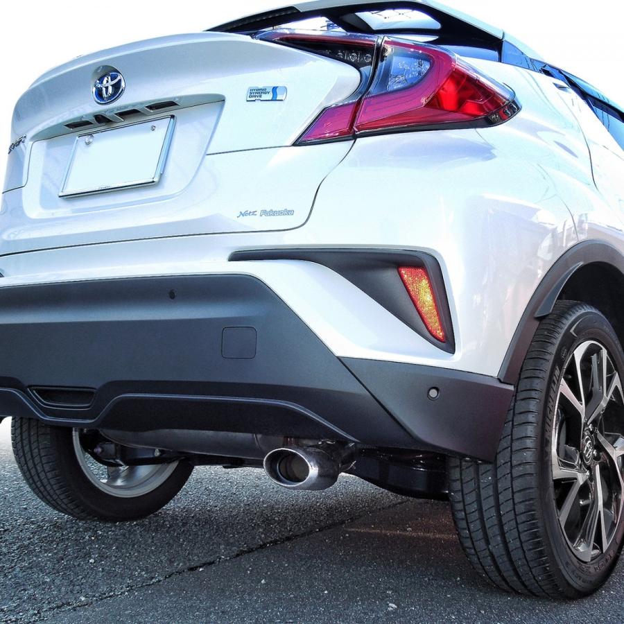 C-HR CHR C HR マフラーカッター シングル 下向き オーバル