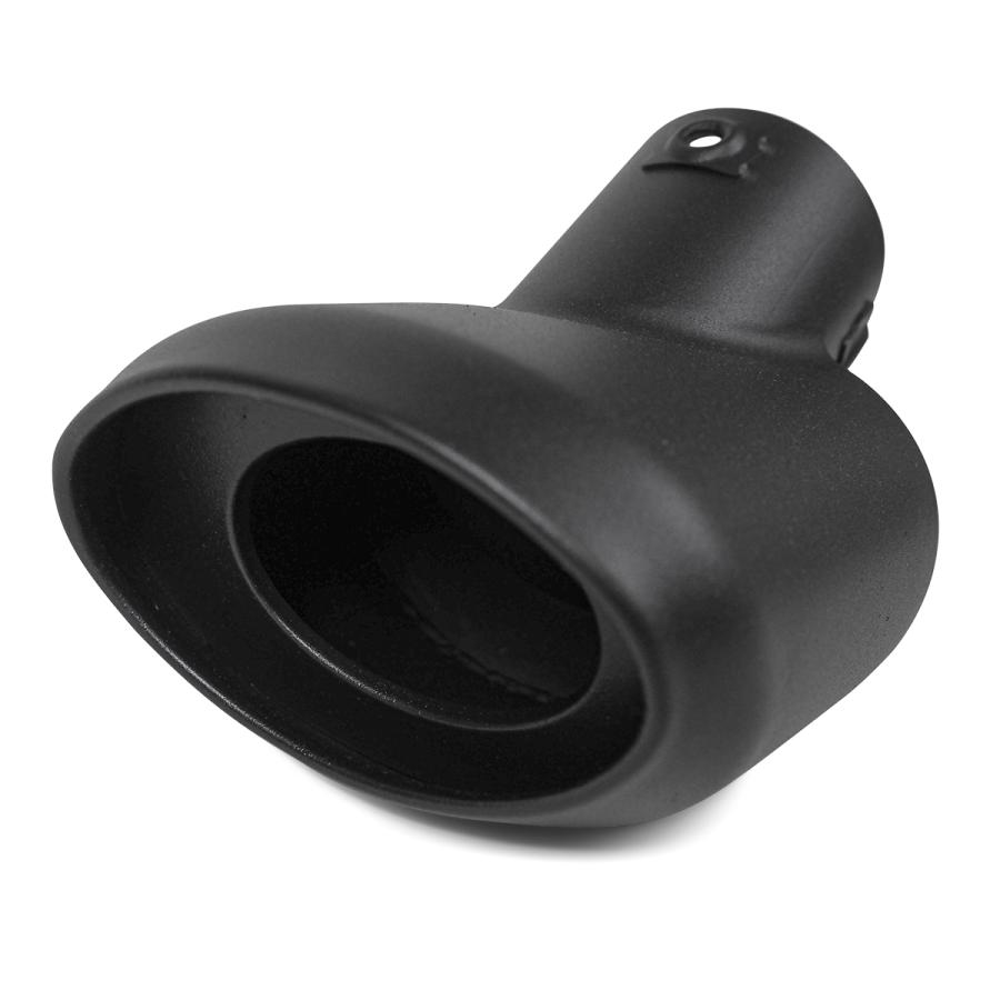 ルークス ML21S マフラーカッター マッドブラック ステンレス製