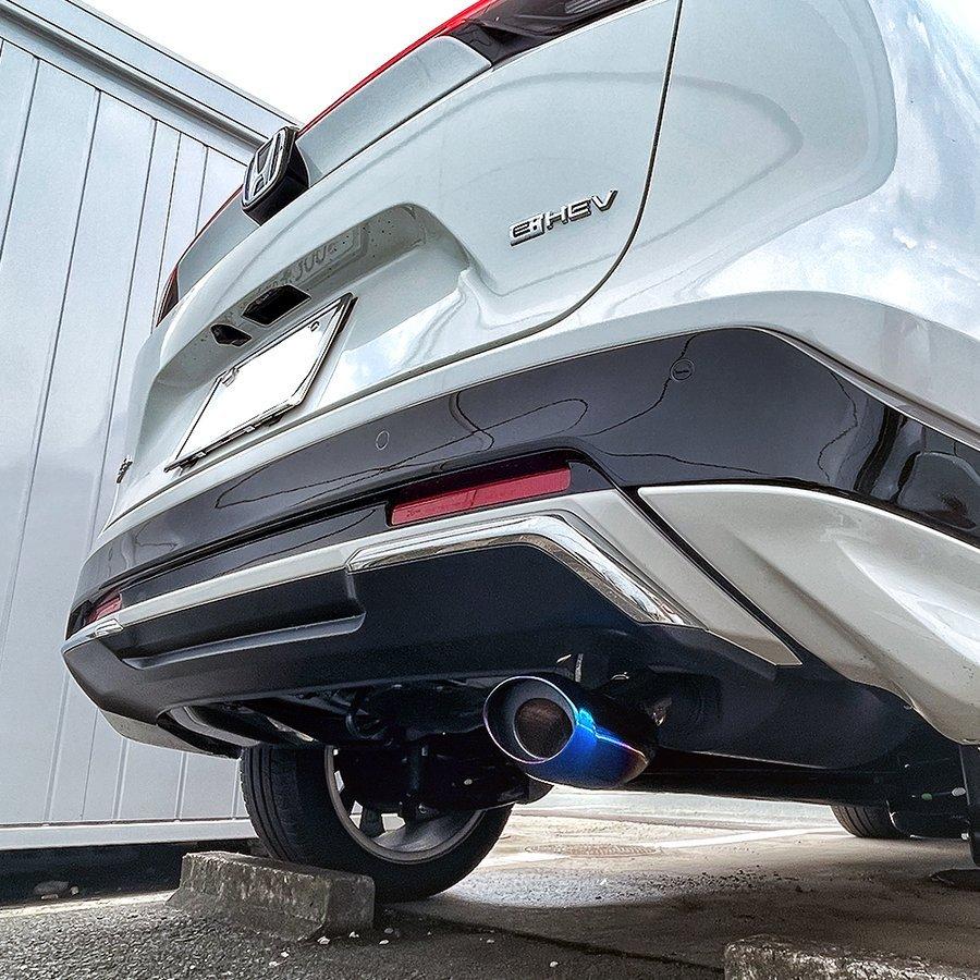 新型 ヴェゼル パーツ RV系 マフラーカッター シングル 下向き 