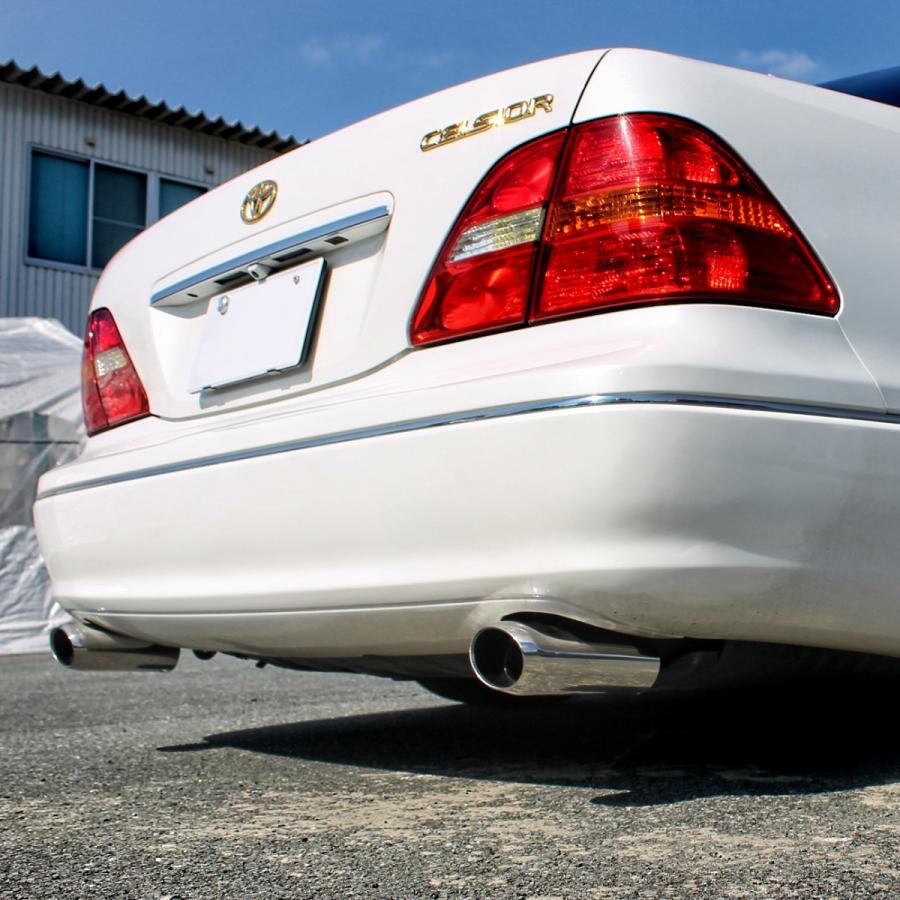 大人気! 30 31セルシオ前期 後期オリジナルデュアルストレートマフラー