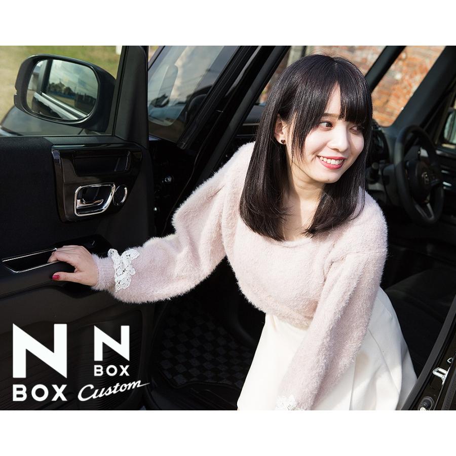 n-van メッキドアハンドルカバー N-BOX NBOX カスタム JF3 JF4 メッキ インナー ドアハンドル