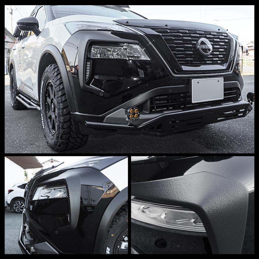 エクストレイル T33 パーツ ヘッドランプガーニッシュ 未塗装 ヘッド