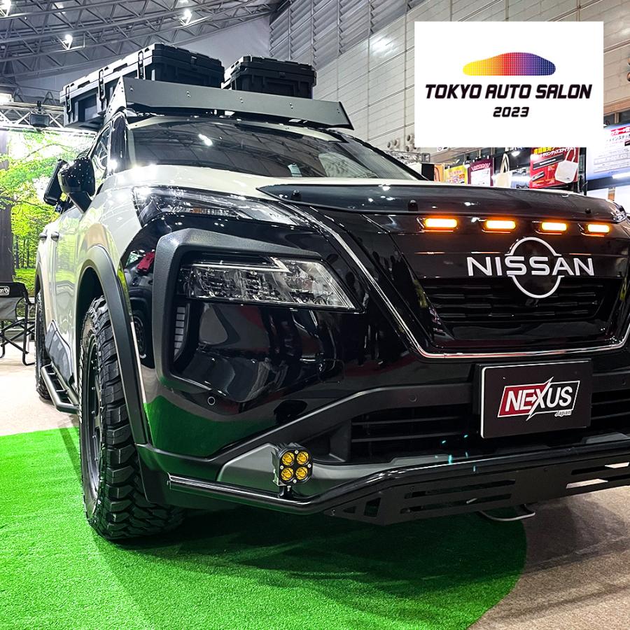 エクストレイル T33 パーツ ヘッドランプガーニッシュ 未塗装 ヘッド 