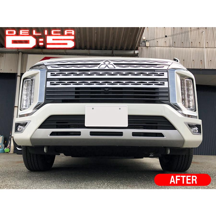 訳あり 新型 デリカ D5 カスタム パーツ メッキ ヘッドライト