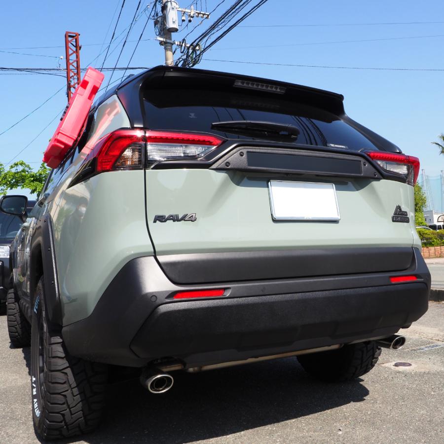 RAV4 50系 リアエンブレム マークレスカバー バックドアガーニッシュ