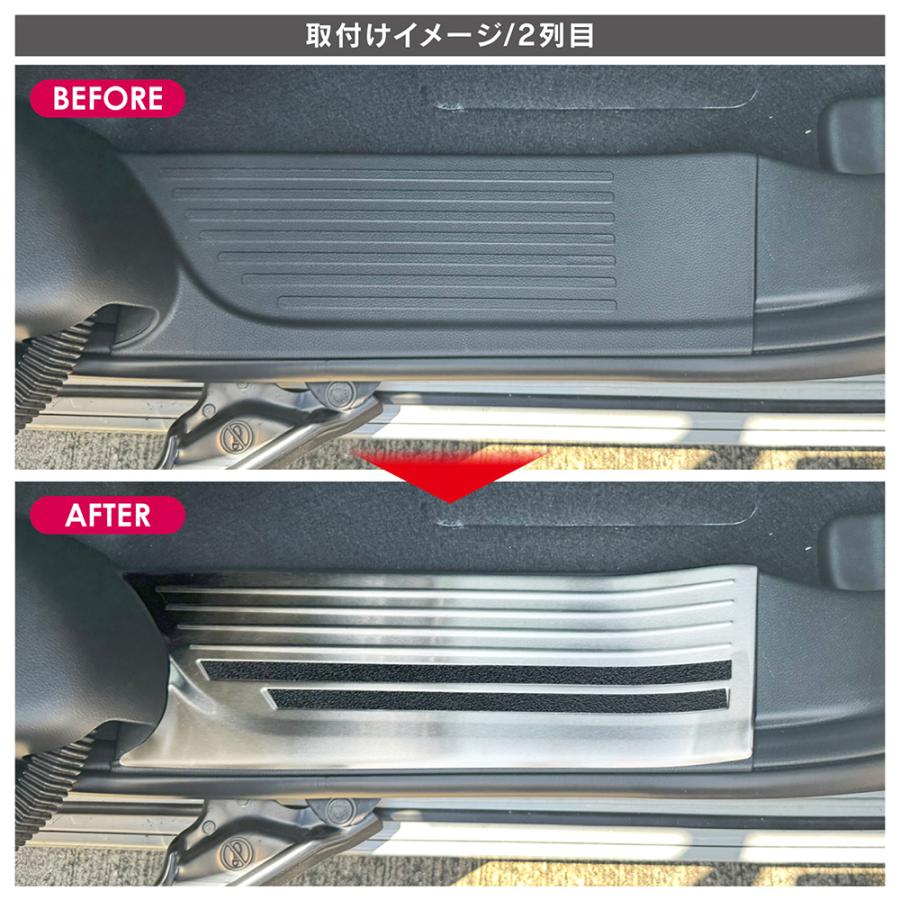 新型 N-BOX NBOX カスタム JF5 JF6 アクセサリー スカッフプレート