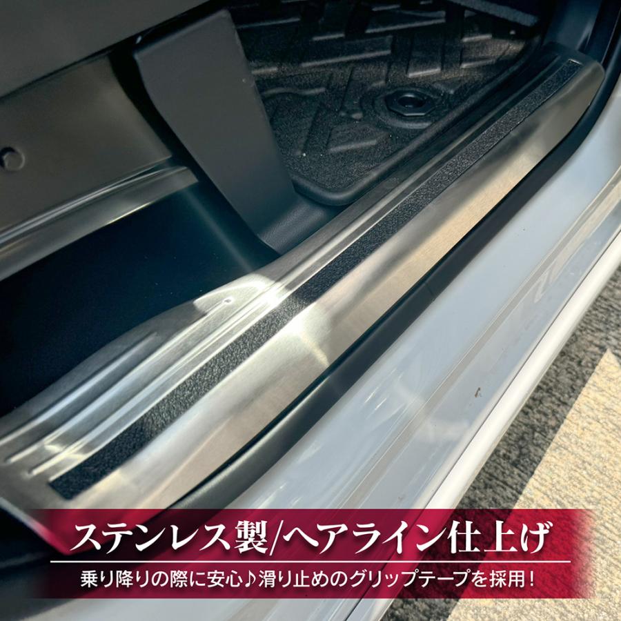 新型 N-BOX NBOX カスタム JF5 JF6 アクセサリー スカッフプレート