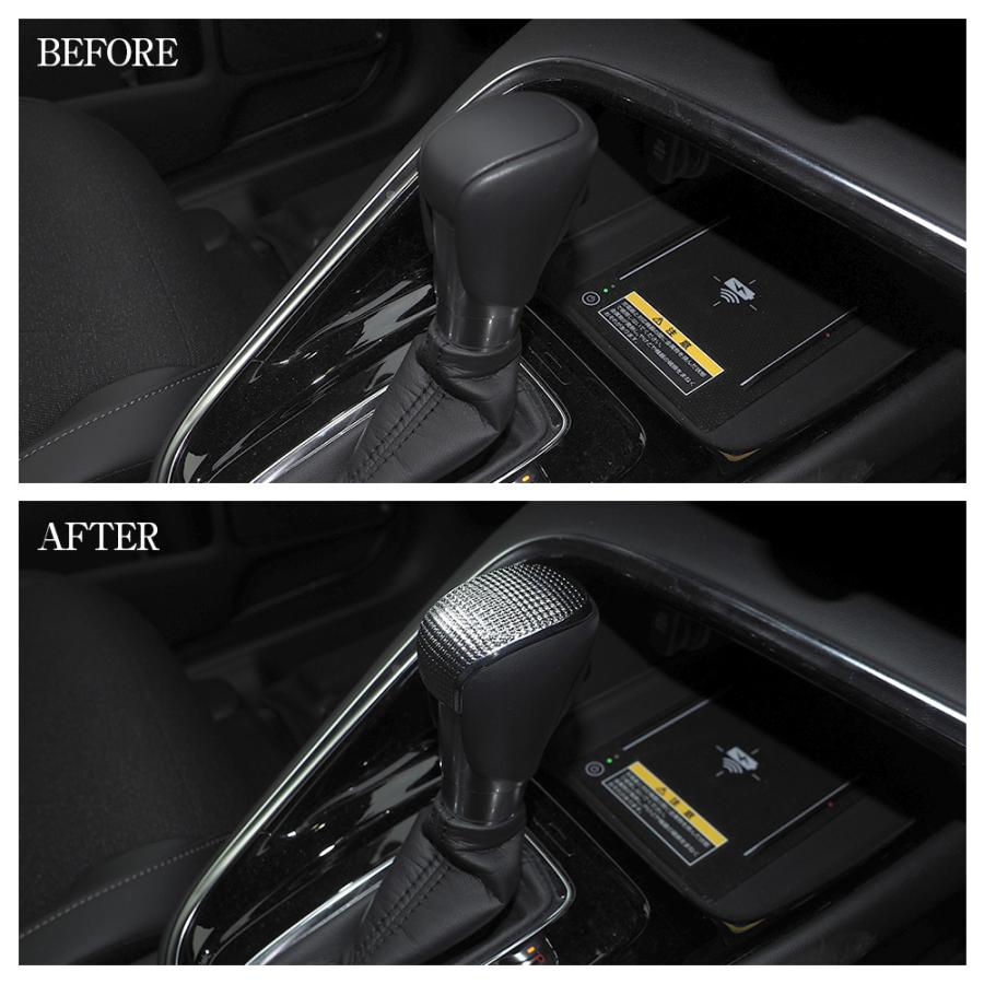 新型 ヴェゼル RV系 シフトノブ シフトレバー カバー ガーニッシュ