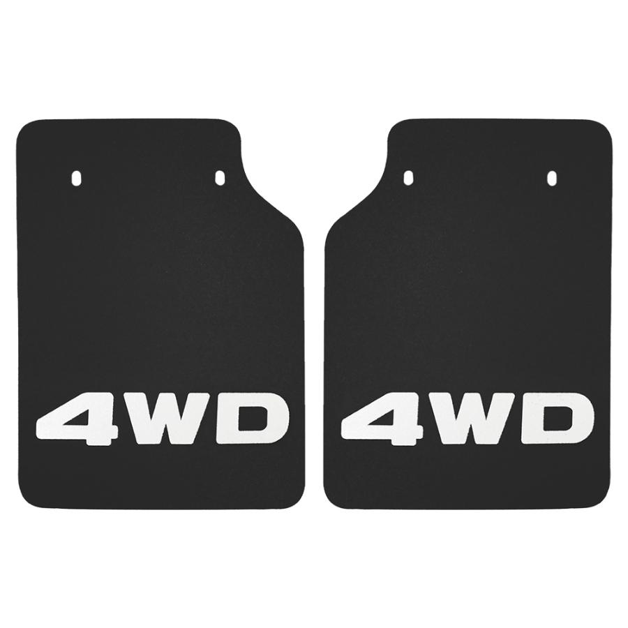 軽トラ 軽トラック 汎用 マッドガード マッドフラップ 4WD ロゴ入り