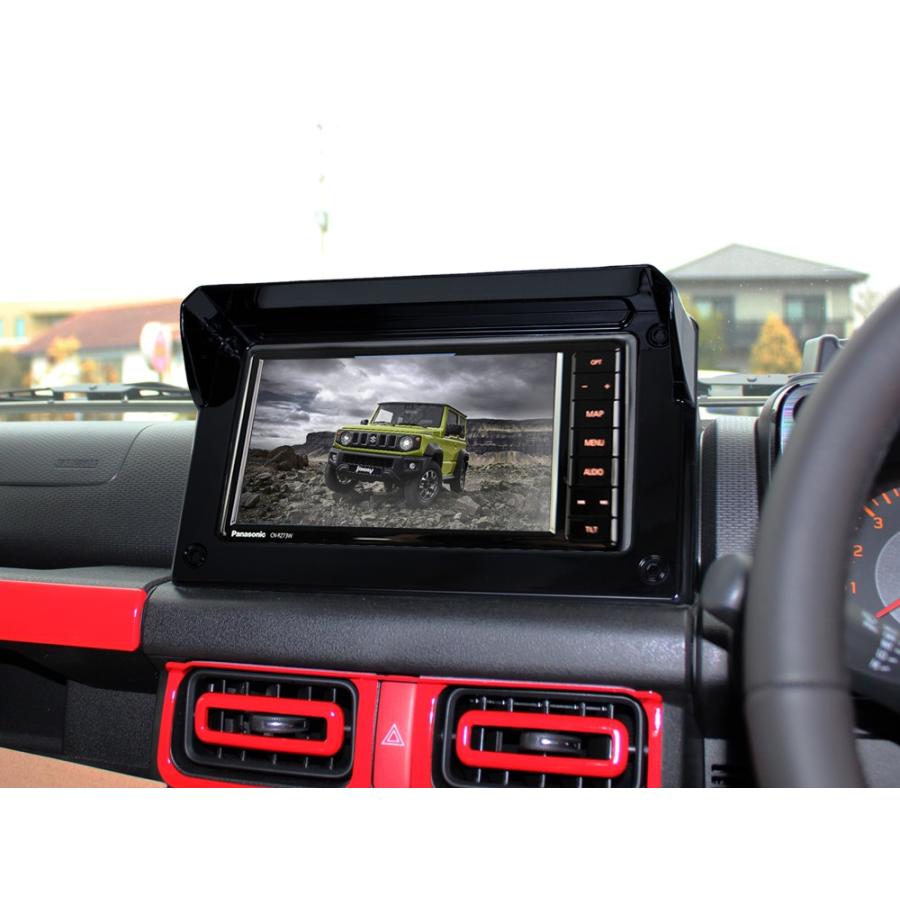 新型 ジムニー Jb64w ジムニーシエラ Jb74w ナビバイザー モニター 7インチ用 カーナビ サンバイザー カスタム パーツ アクセサリー Nvsz064 7in Bk Nexus Japan ネクサスジャパン 通販 Yahoo ショッピング