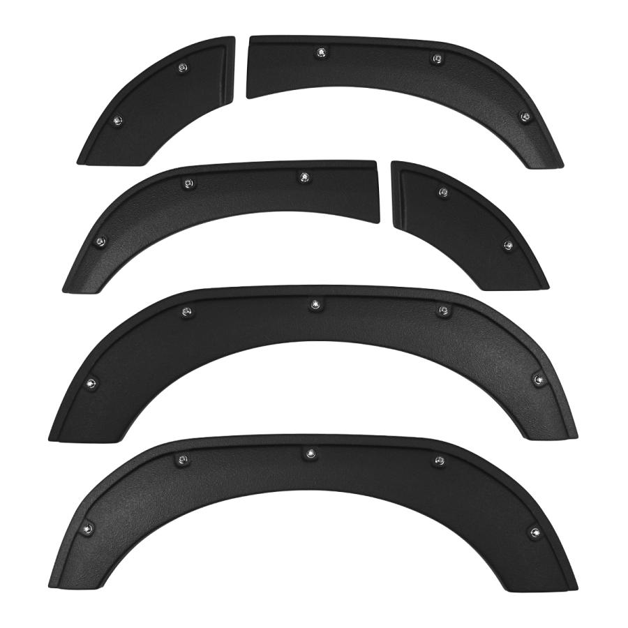 新型 アトレー ハイゼットカーゴ 700系 他 オーバーフェンダー キット ダミーボルト仕様 カスタム パーツ エアロ ガーニッシュ モール カバー 令和3 年12月 車種：ダイハツ アトレー ハイゼットカーゴ 700系型式：S700V/S710V年式：2021 デッキバン 700系型式：S700W/S710W年式：2021