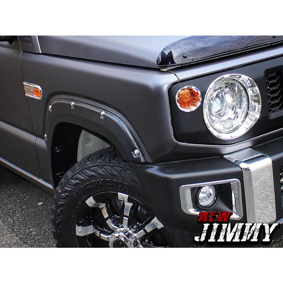 新型 ジムニー JB64W オーバーフェンダー キット 4P 塗装済み 新型 ジムニー JB64W オーバーフェンダー キット 4P 塗装済み