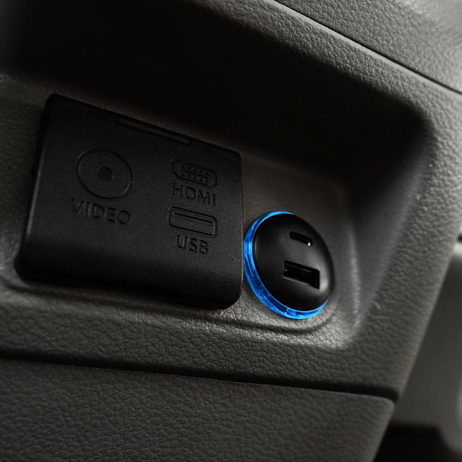 アルト ラパン LC HE33S USBソケット USBポート 増設 カーチャージャー