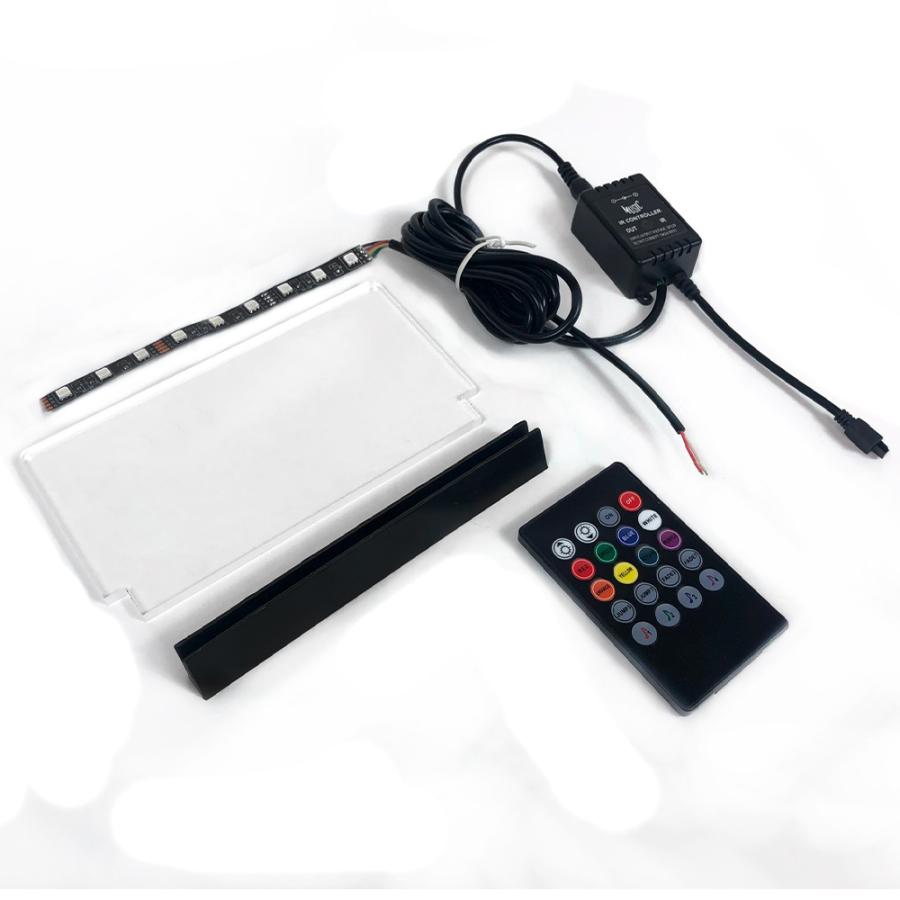 N-BOXカスタム④」光るLEDアクリルプレート