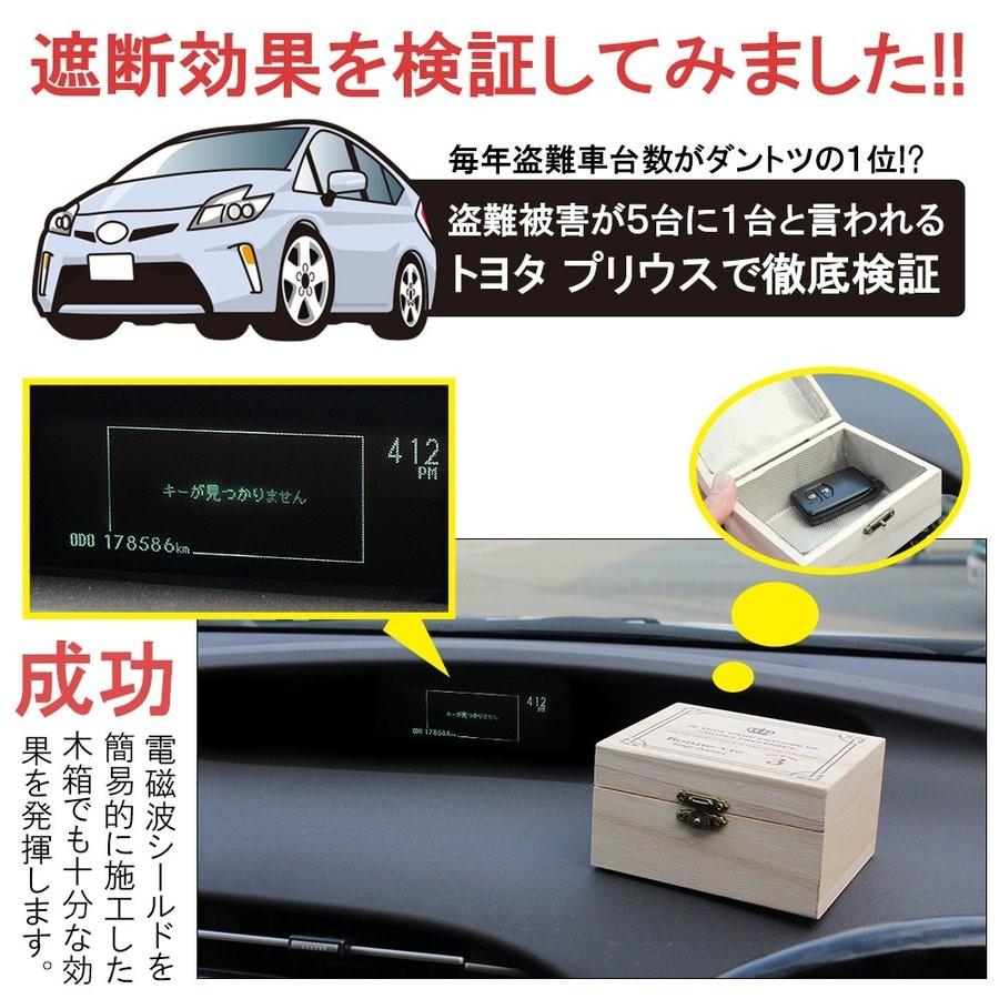 電波遮断 シールド防御布 約108cm×50cm 切り売り リレーアタック対策
