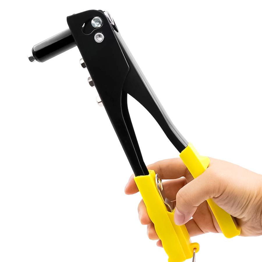 ハンドリベッター 工具 DIY ツール ネジ ボルト 接続 固定 接合 手動 片手式 鉄板 | 