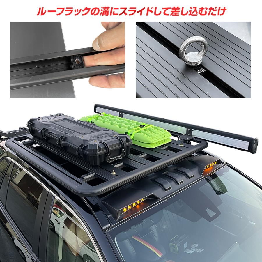 長方形 ナット M8 6個セット ルーフラック アクセサリー